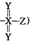 Assumed structure of XY_2Z_2(g)