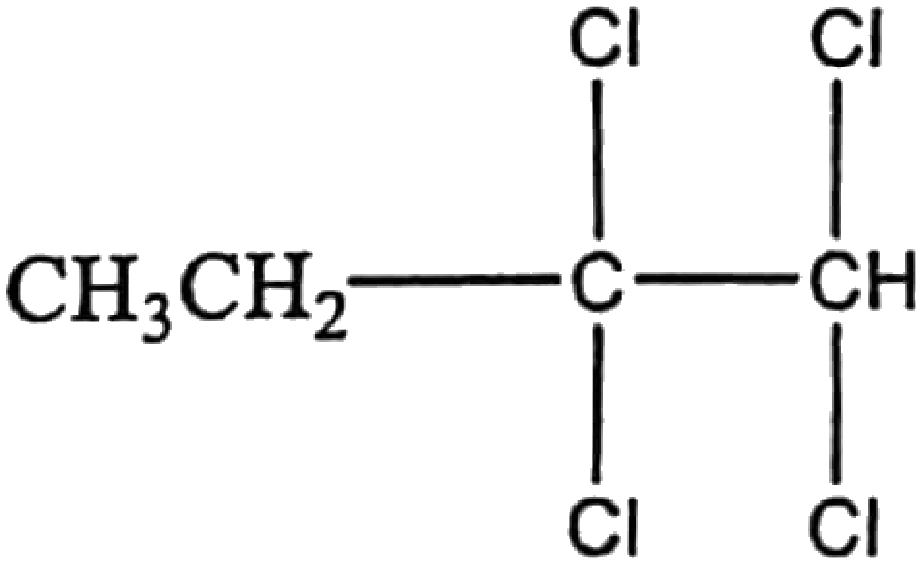 H = CH_3CH_2CCl_2CHCl_2